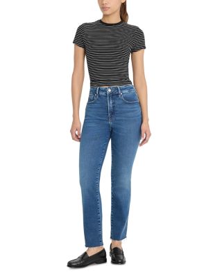 Soft Tech Good Legs Straight Jeans in Indigo818