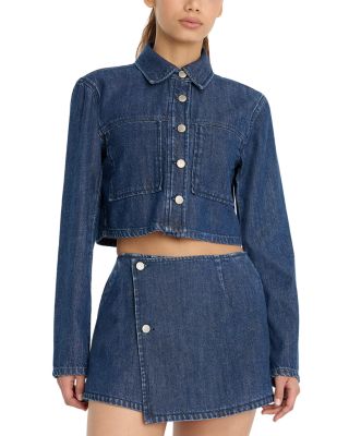 Denim Cropped Jacket