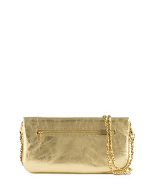 Rock Vintage Metallic Leather Shoulder Bag