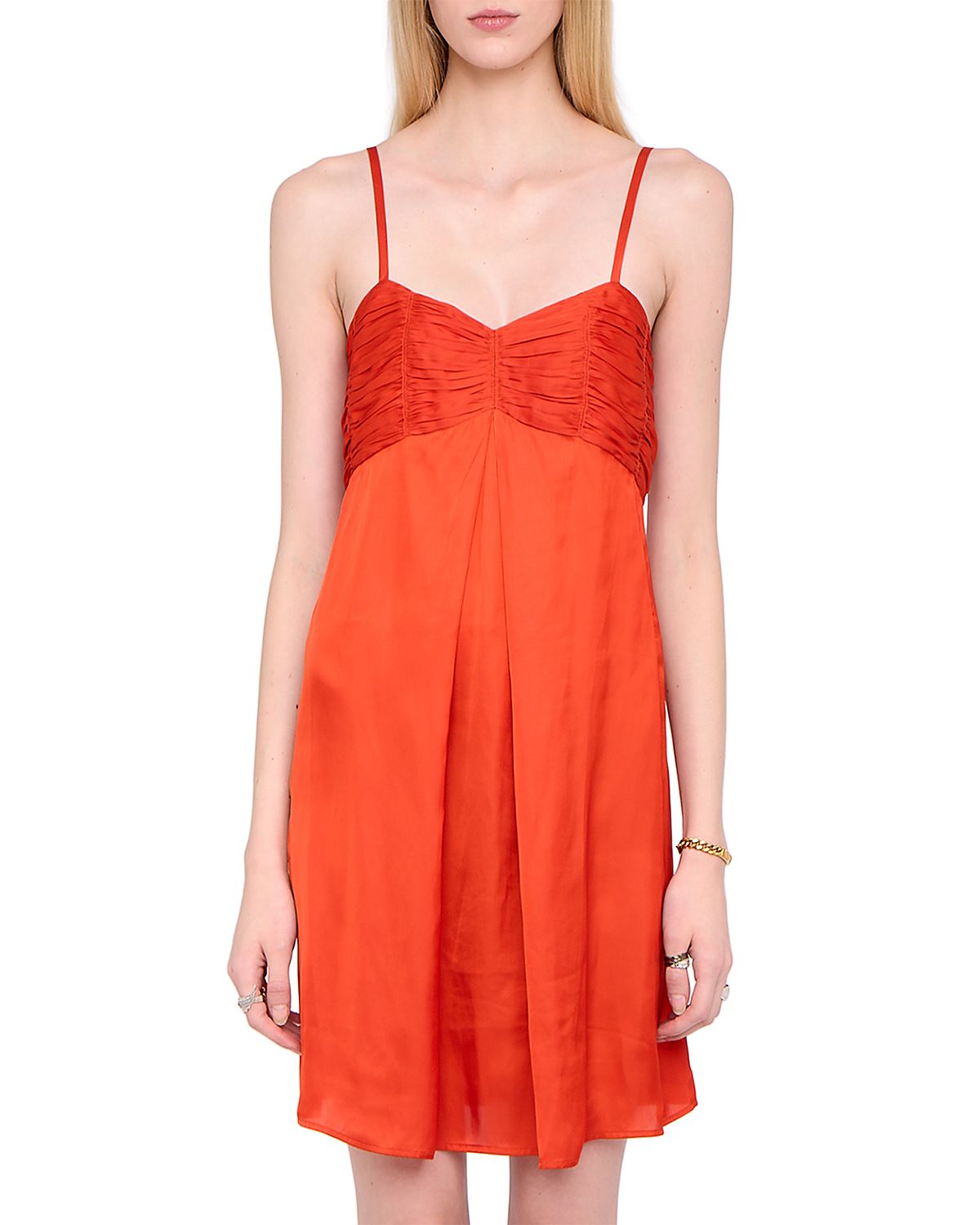 Zadig & Voltaire Rippies Satin Dress