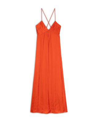 Rayonne Satin Maxi Dress