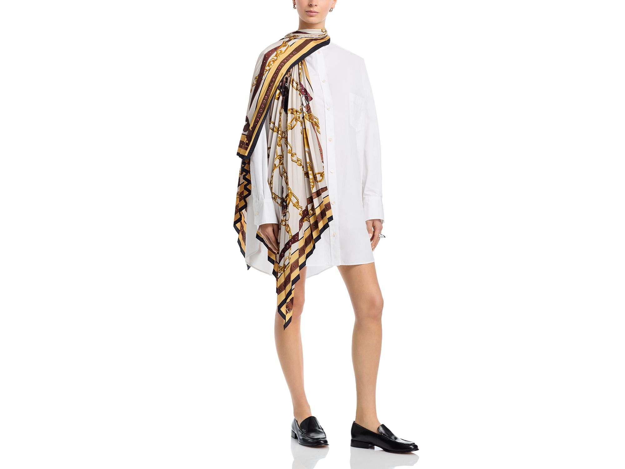 Layered Shirt Dress - Image 1