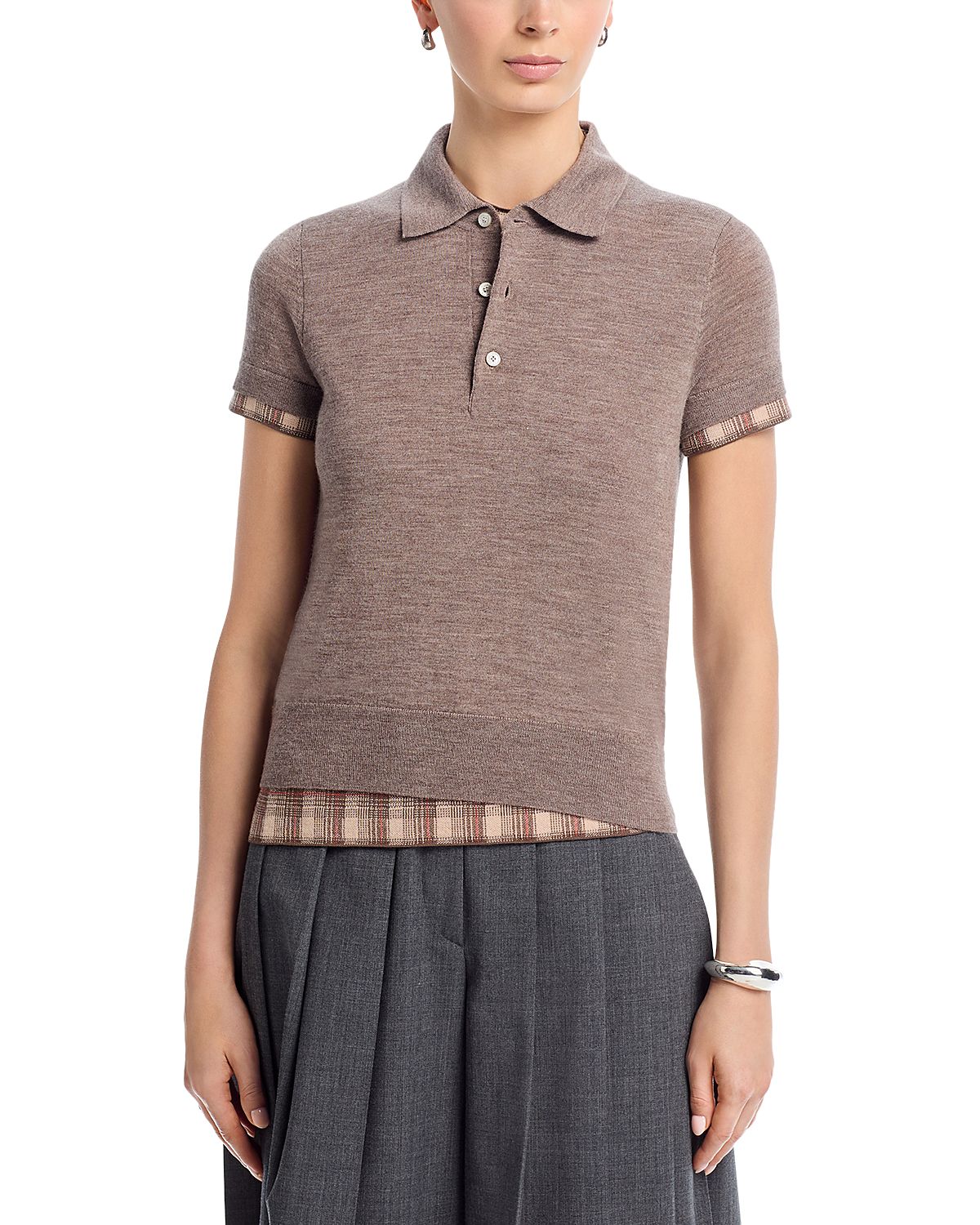 Acne Studios Layered Wool Knit