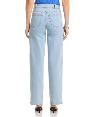 Staria Daisy High Rise Wide Leg Jeans in Daisy Light Blue