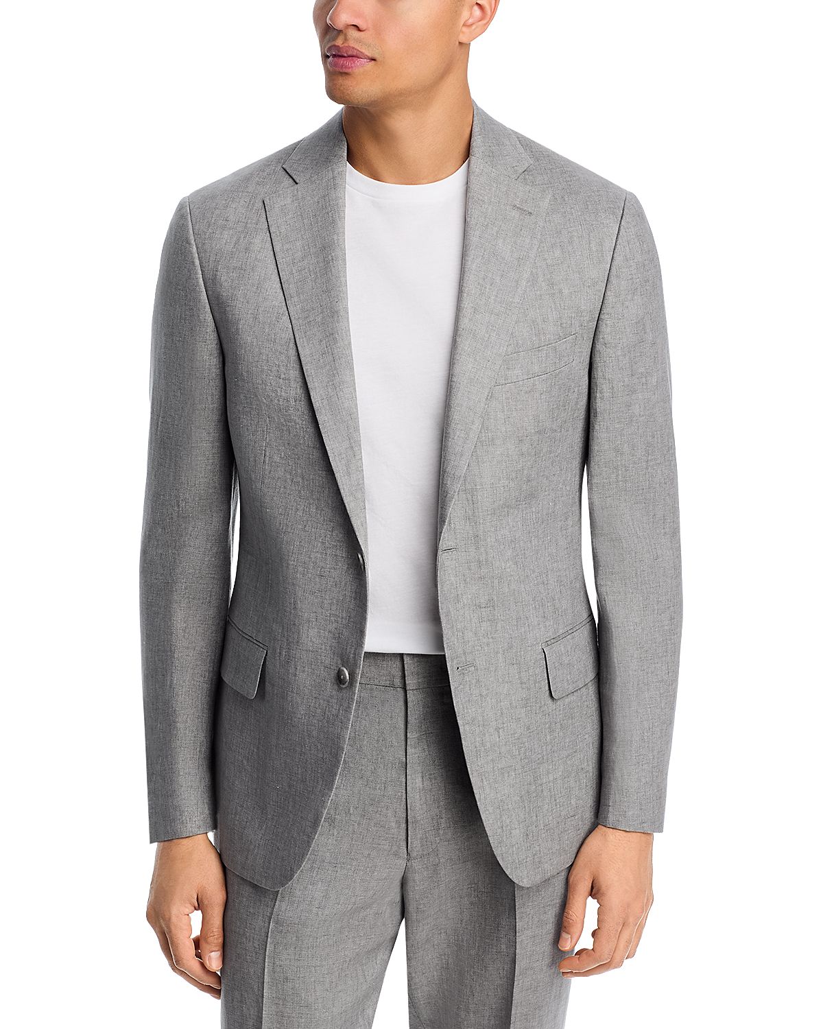 Vince Delave Linen Slim Fit Suit Jacket