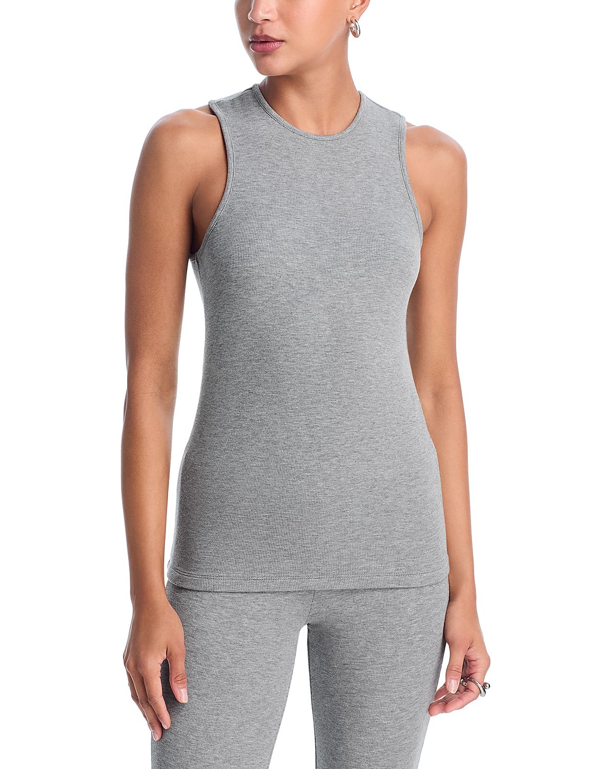 Atm Ribbed Racerback Tank Top