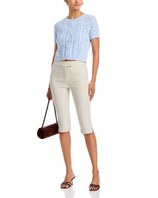 Pointelle Scoop Neck Sweater - Exclusive