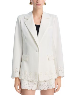 Eyelet Blazer & Eyelet Shorts - Exclusive