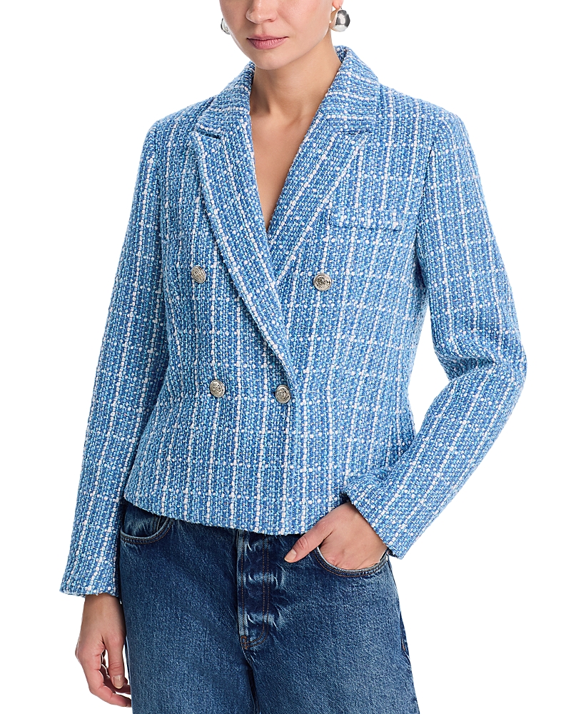 Aqua Tweed Blazer - Exclusive