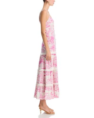 City Palm Scenic Print Dress - Exclusive