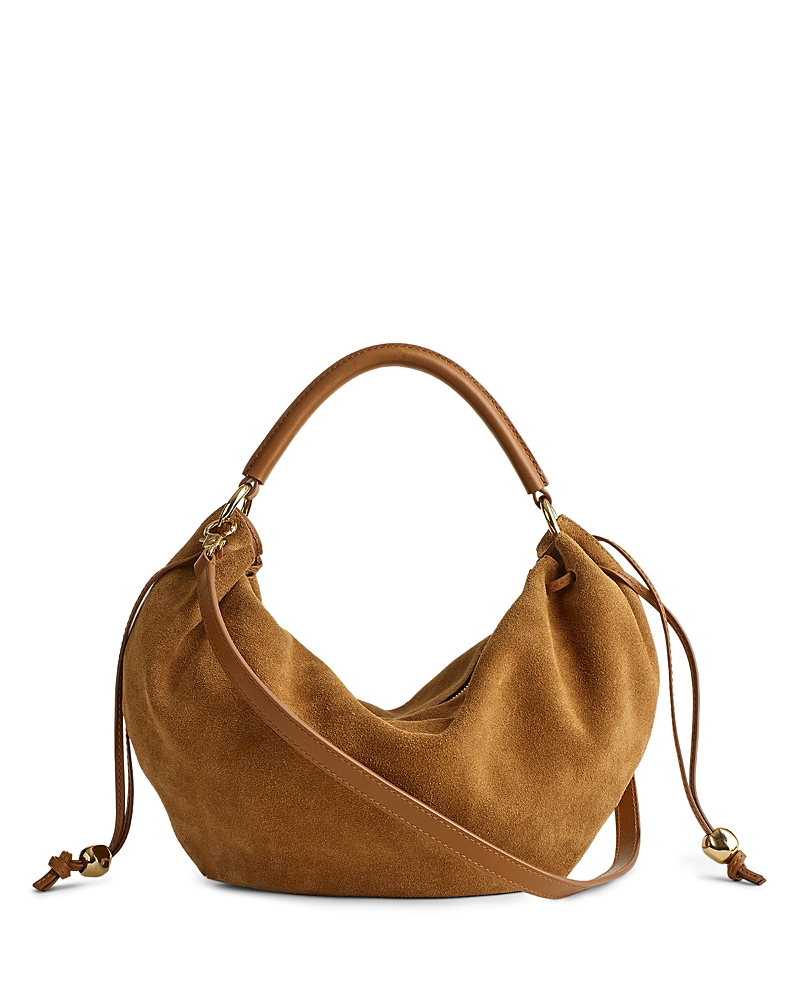 Madewell Camren Gathered Suede Shoulder Bag