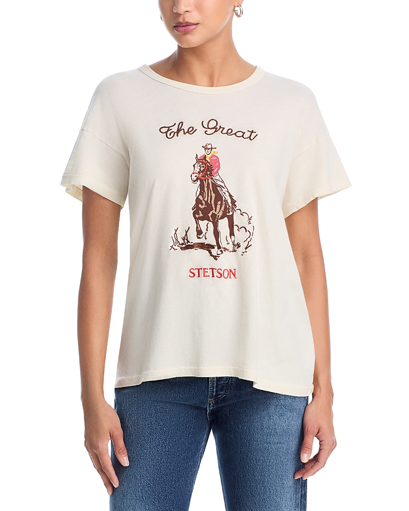 The Great. x Stetson Boxy Graphic Tee
