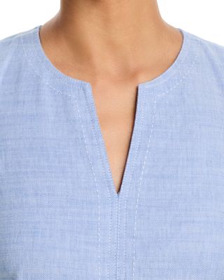 Palm A Dora Split Neck Dress