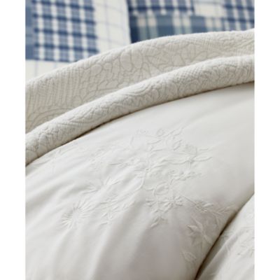 Adair Floral Embroidered Duvet Cover, King