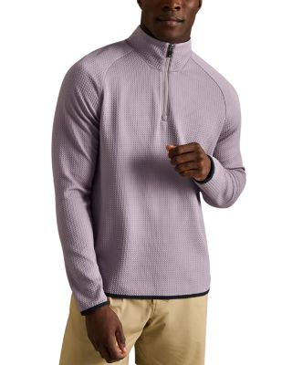 Founders Textured Quarter-Zip Golf Sweater