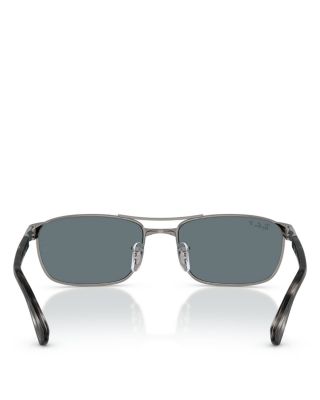 Rectangular Sunglasses, 57mm