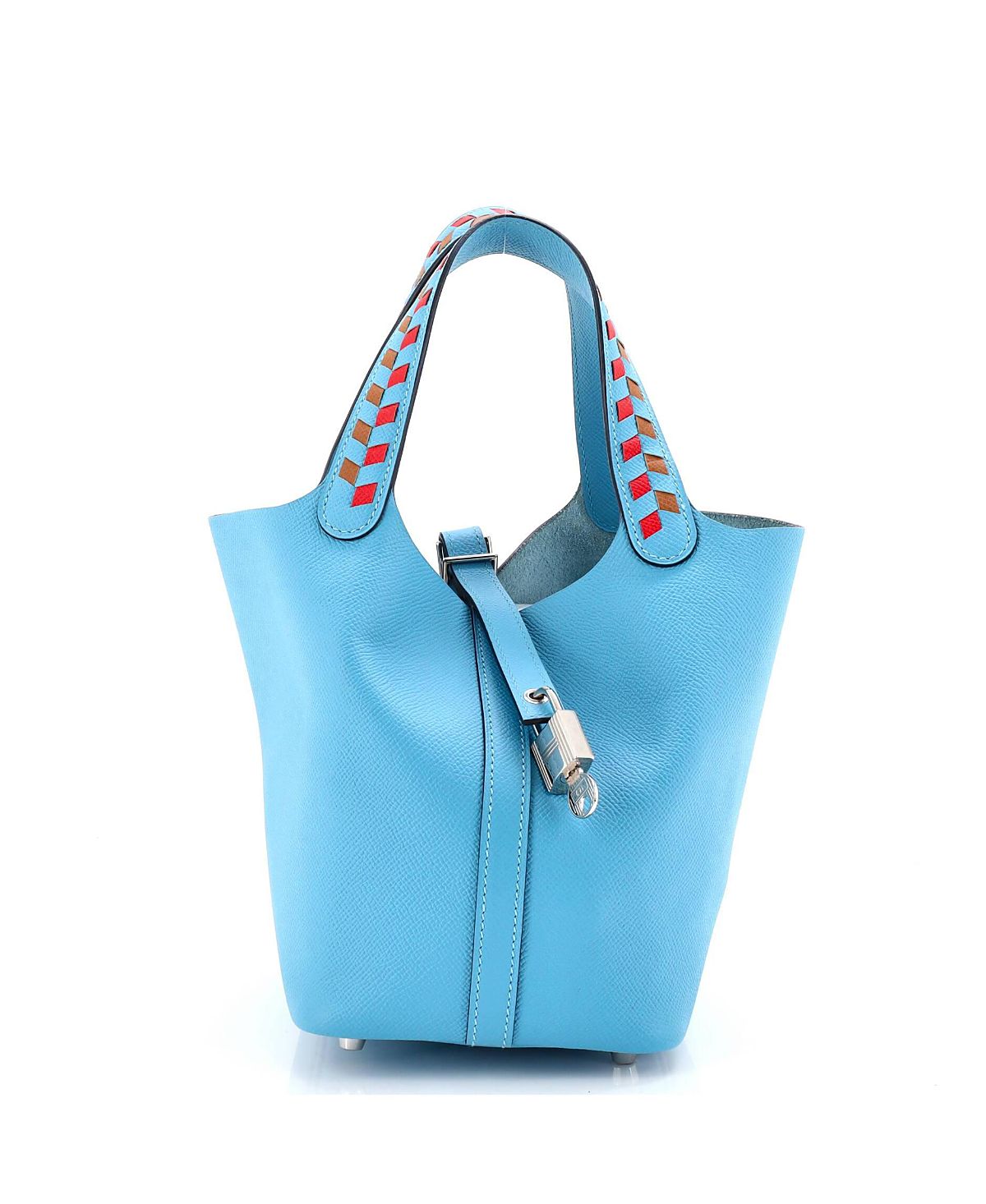 Pre-Owned HERMES Pm Picotin Lock Bag Tressage Epsom