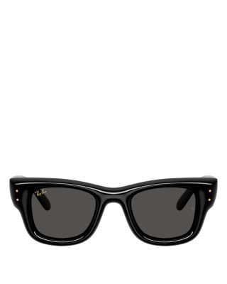 Wayfarer Puffer Square Sunglasses, 50mm