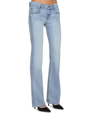 Maria Low Rise Bootcut Jeans in Drift