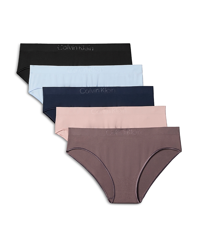 Calvin Klein Bonded Flex Seamless Bikini Briefs, Pack of 5
