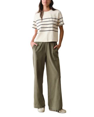 Luxe Sueded Crew Tee