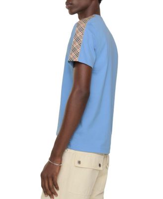  Check Trim Cotton T-shirt