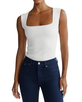 Square Neck Instasculpt Rib Top