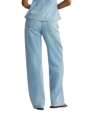 Kaylen Soft Curve High Rise Wide Leg Jeans in Beachfront Aura