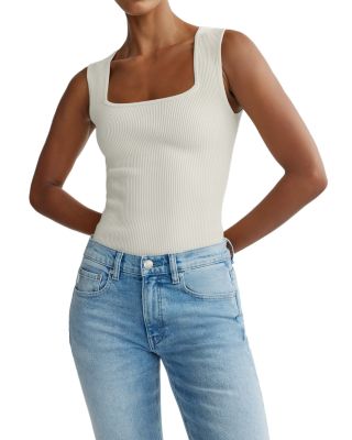 Square Neck Instasculpt Rib Top