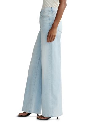 Hepburn High Rise Wide Leg Jeans in Lazy Sunday