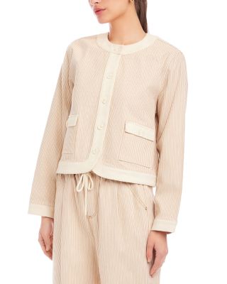 Myra Contrast Cropped Jacket