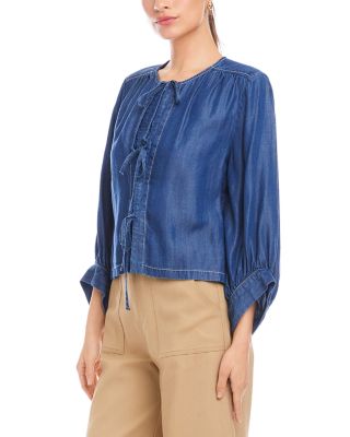 Cassie Lantern Sleeve Top