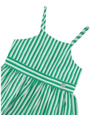  Girls' Cotton Stripes Sleeveless Sundress - Big Kid