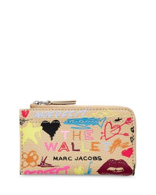 The Punk Scribble Top Zip Multi Wallet