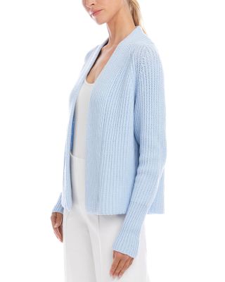 Cropped Open Front Cardigan Sweater