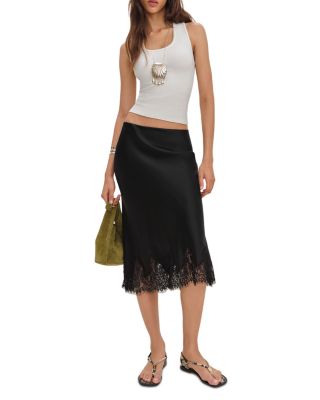 Carolina Silk Midi Skirt