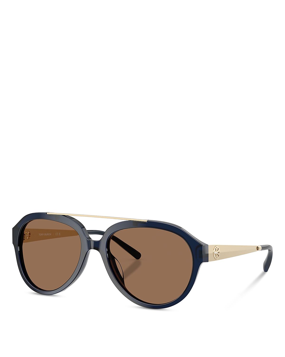 Tory Burch Aviator Sunglasses, 56mm