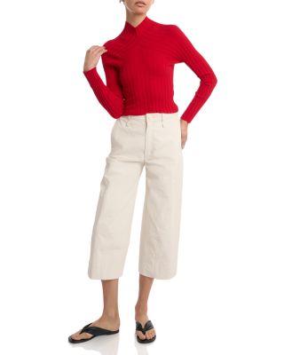 Elephant Knit Ribbed Sweater