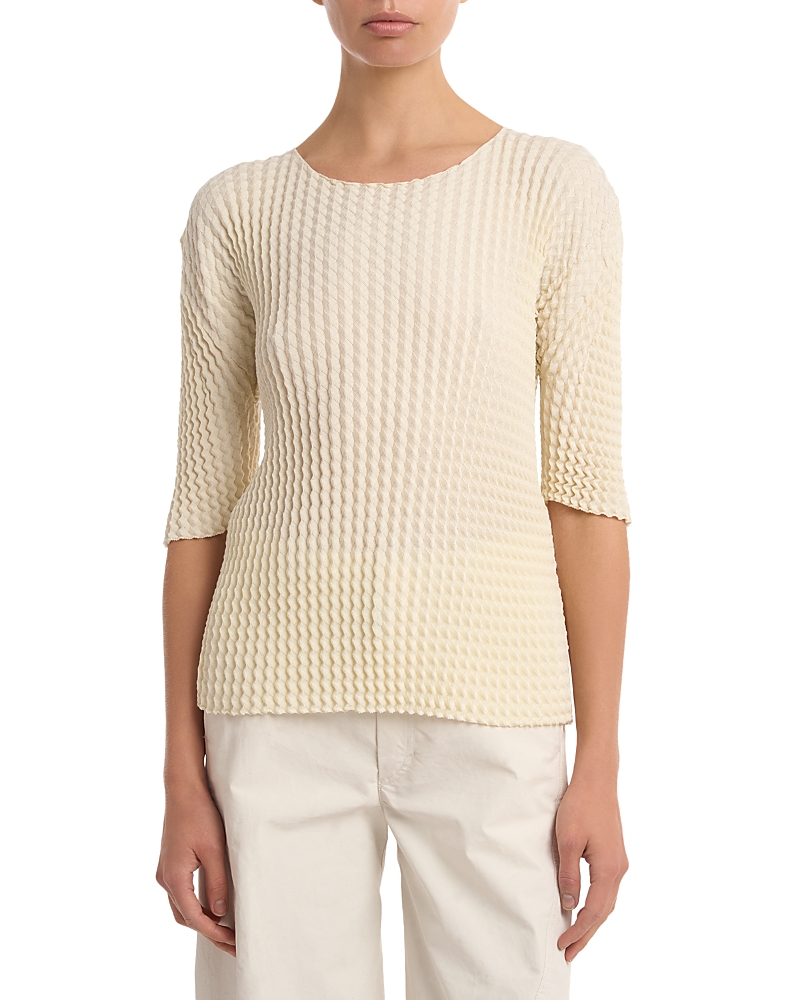 Pleats Please Issey Miyake Spongy Pleated Top