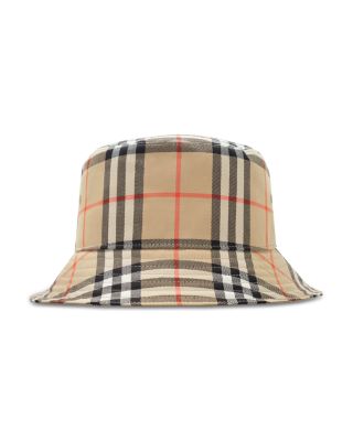 Classic Check Cotton Bucket Hat