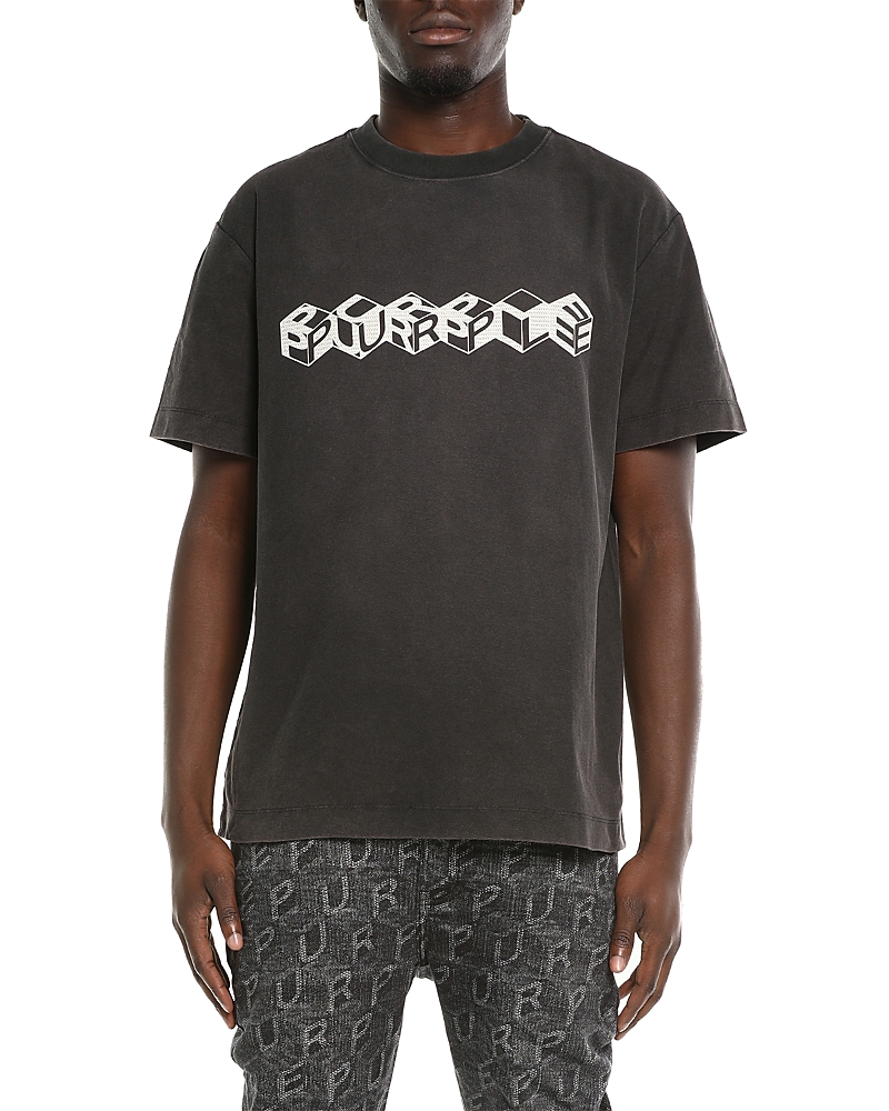 Purple Brand Textured Short Sleeve Tee