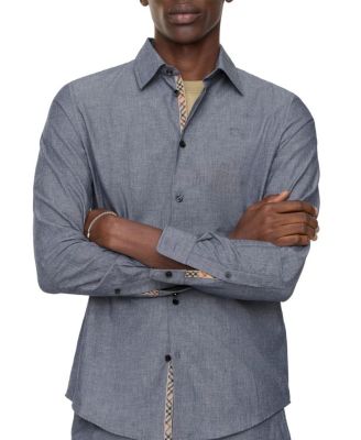  Regular Fit Cotton Blend Shirt