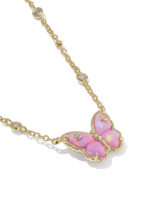 Cailey Butterfly Short Pendant Necklace, 19"