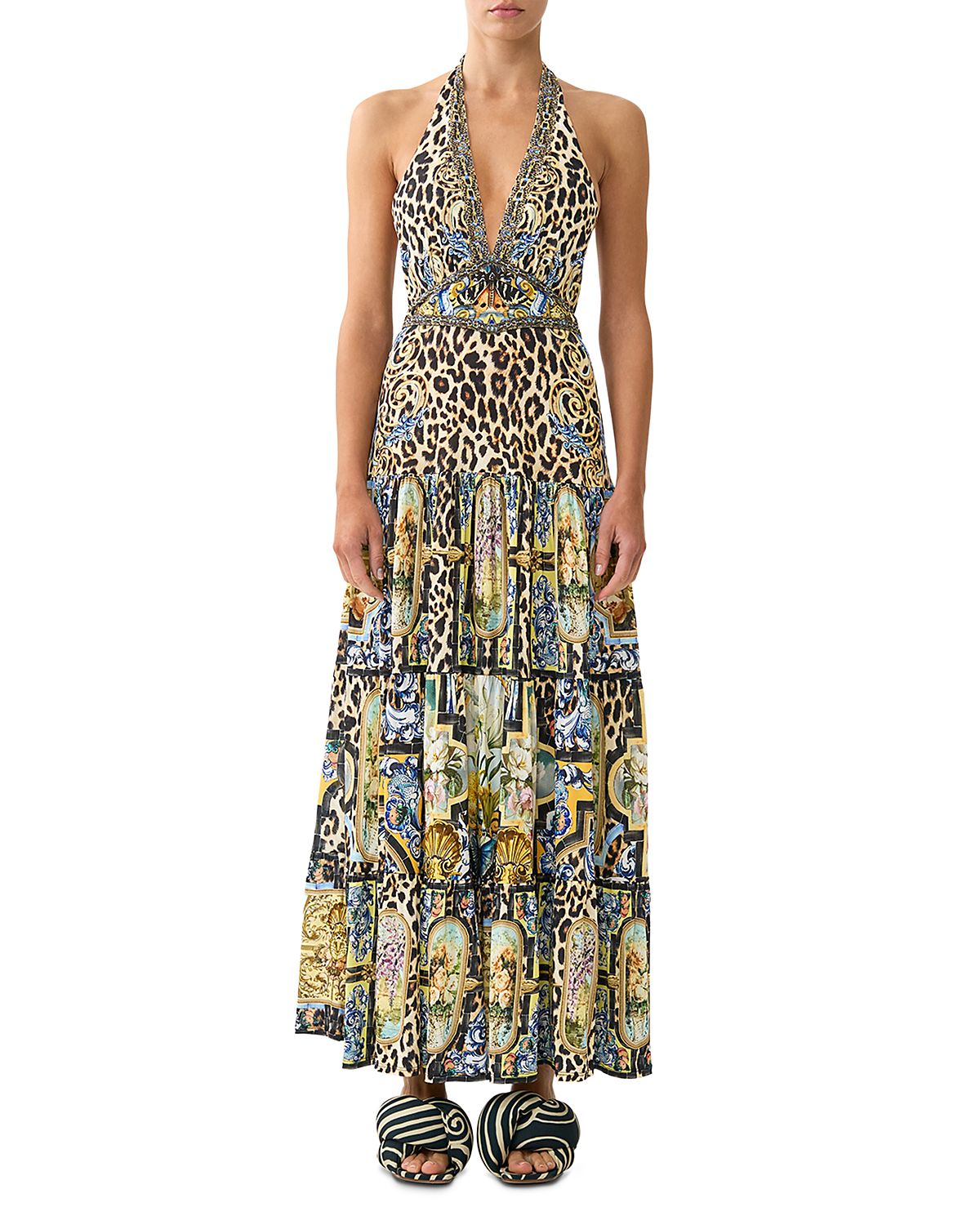 Camilla Silk Halter Dress