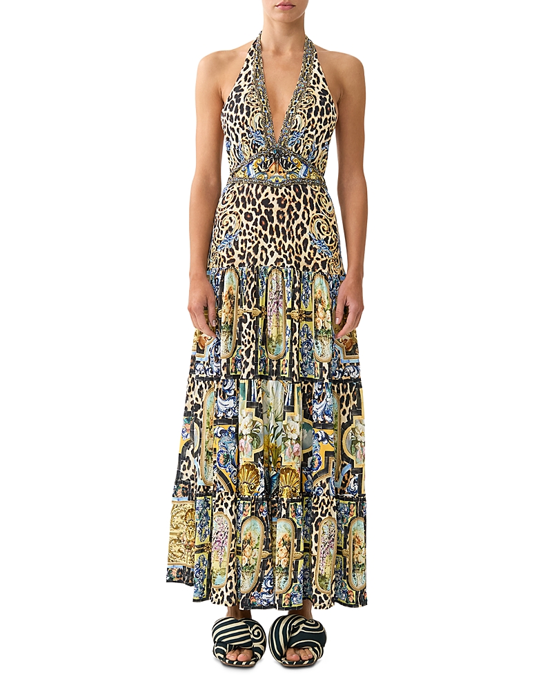Camilla Silk Halter Dress