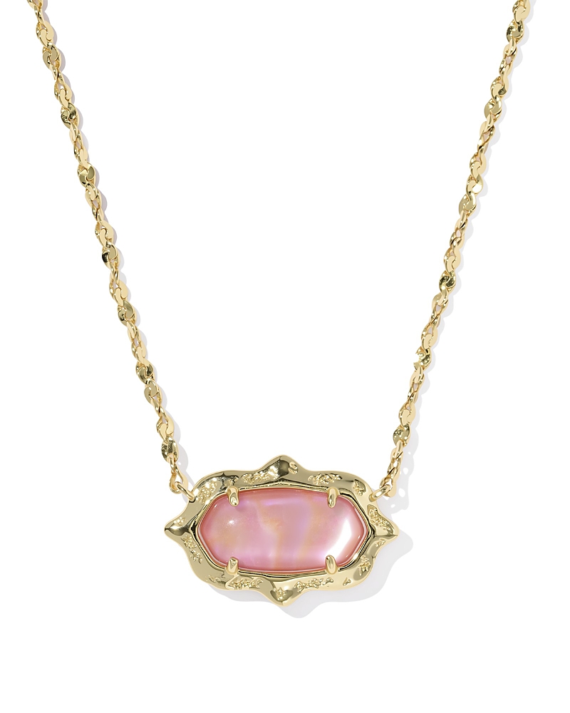 Kendra Scott Elisa Scallop Frame Short Pendant Necklace, 16 · OS