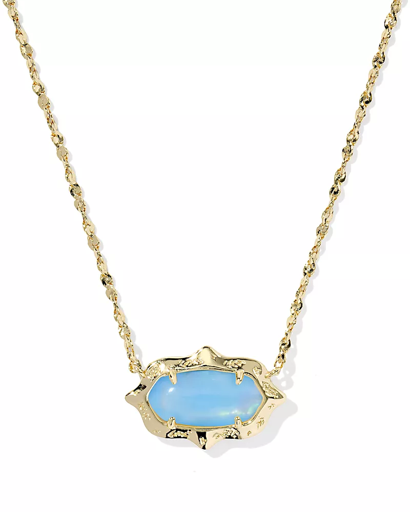 Kendra Scott Elisa Scallop Frame Short Pendant Necklace, 16