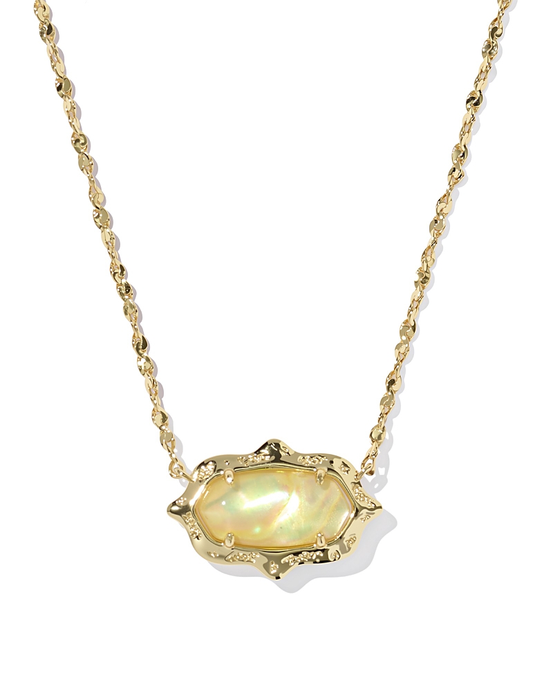 Kendra Scott Elisa Scallop Frame Short Pendant Necklace, 16 · OS