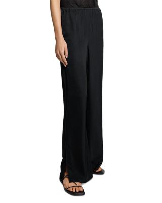 Slit Hem Pull On Pants
