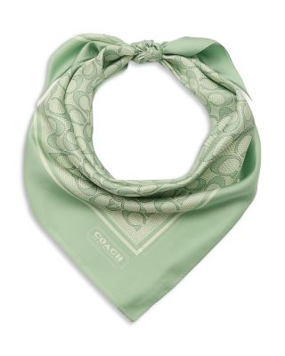 Signature C Square Silk Scarf